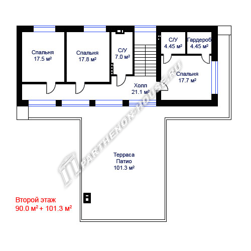 2 этаж дома ПА-203Н